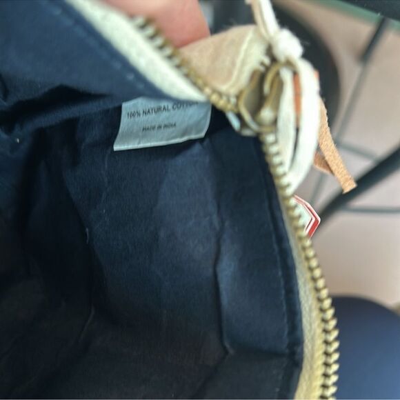 Cavallini & Co. San Francisco Library Print Vintage Cotton Leather Pouch - Picture 9 of 9